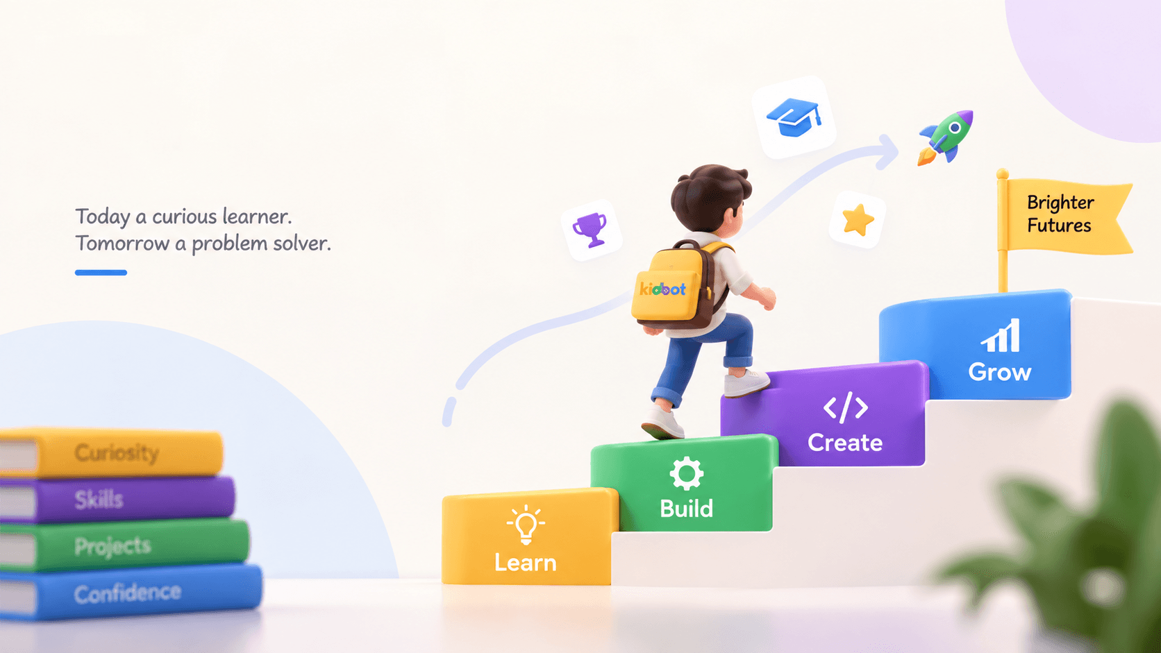 Young learner growing through technology
